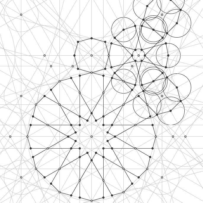 Estudo de padrão geométrico desenvolvido pela Artemétrica