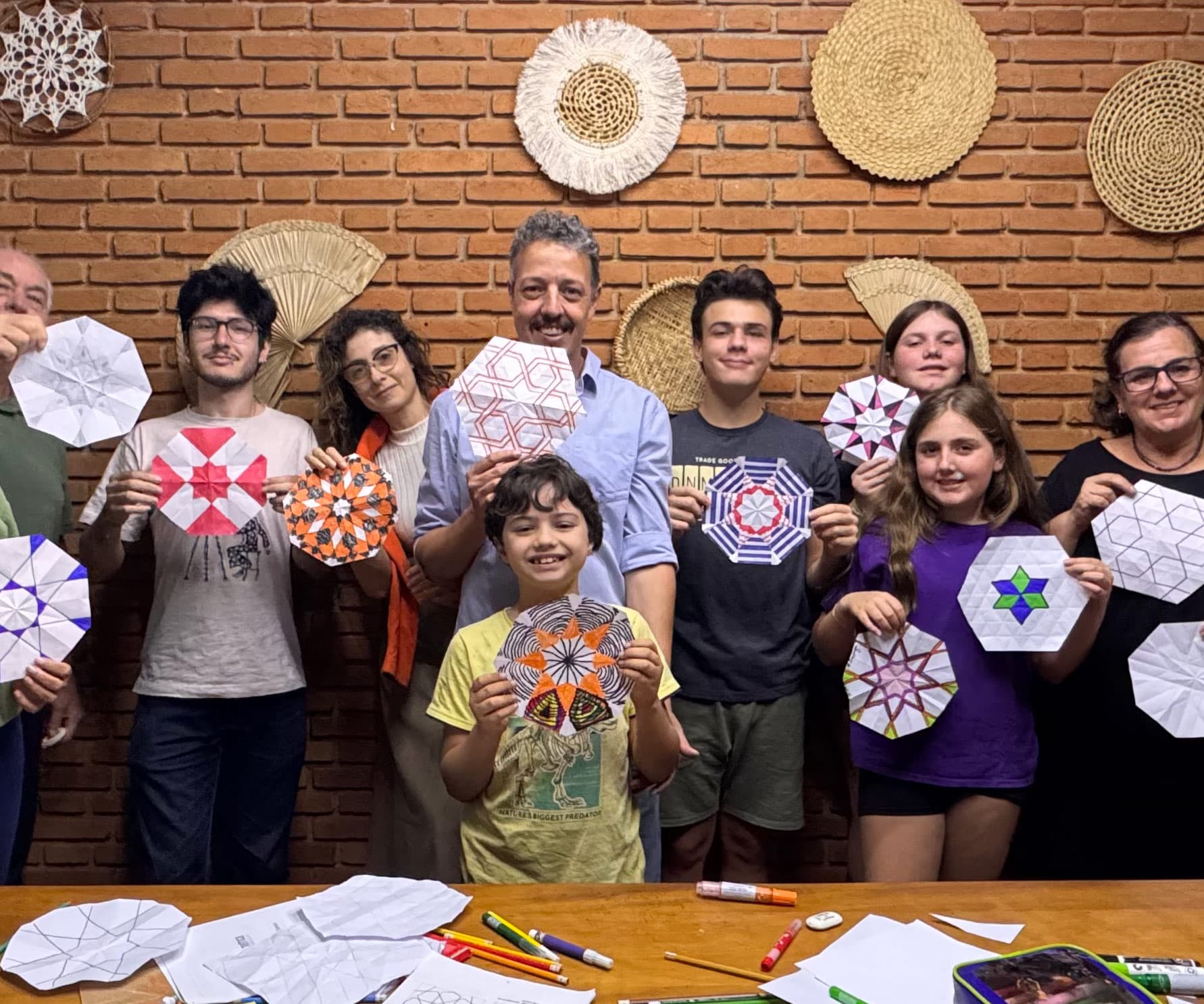Composição de arte geométrica